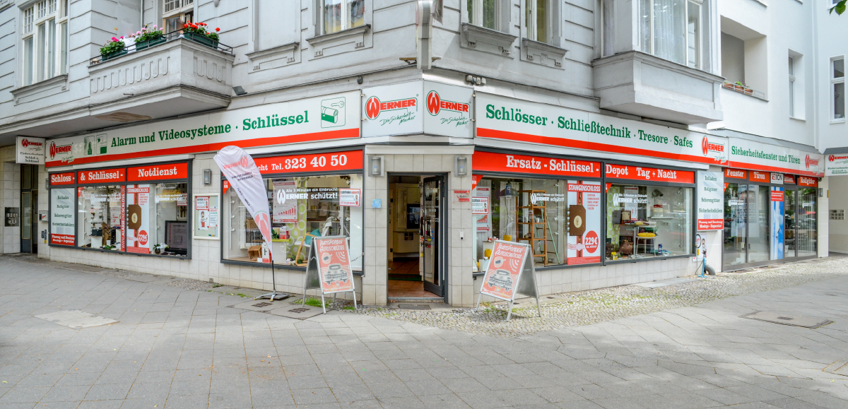 WERNER Sicherheitstechnik — Ladengeschäft in Berlin-Charlottenburg